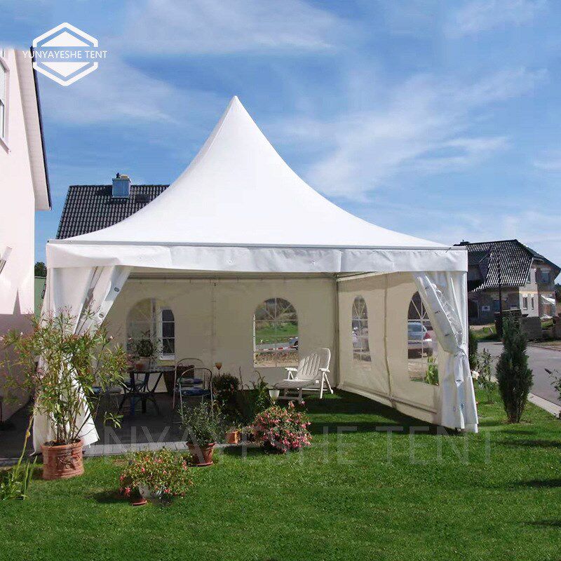 户外婚庆活动篷房 欧式帐篷 铝合金框架 尖顶篷 带布幔 安装简单