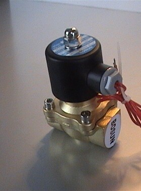 电磁水阀全铜线圈UW-15 2W160-15 200-20 250-25 AC220V DC24V