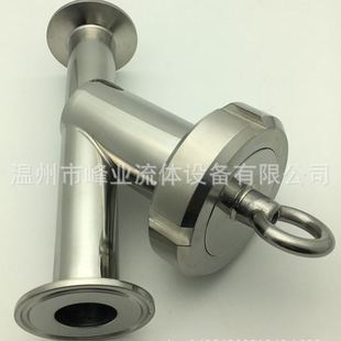 Y型过滤器斜插法兰盘卡箍管道过滤器 峰业直供卫生级不锈钢304快装