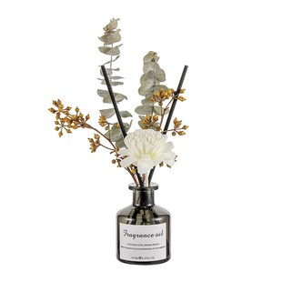 小肚瓶花艺香薰绿植干花栀子花香氛家用客厅O清新茶艺无火香氛摆