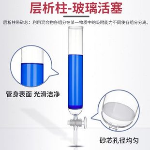 层析柱大孔树脂吸附柱内径1cm1.4cm1.5cm离子交换柱CAD D101型