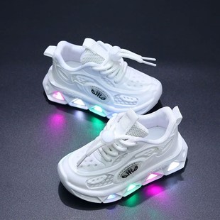 Boys Shoes2024 Autumn Girls Baby and New Spring TLight