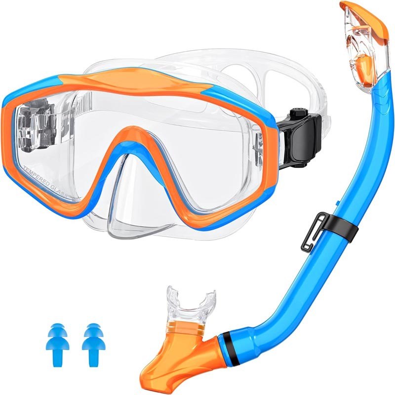 Children's Snorkeling Sambo Set FulGl Dry Snorkel Equipment