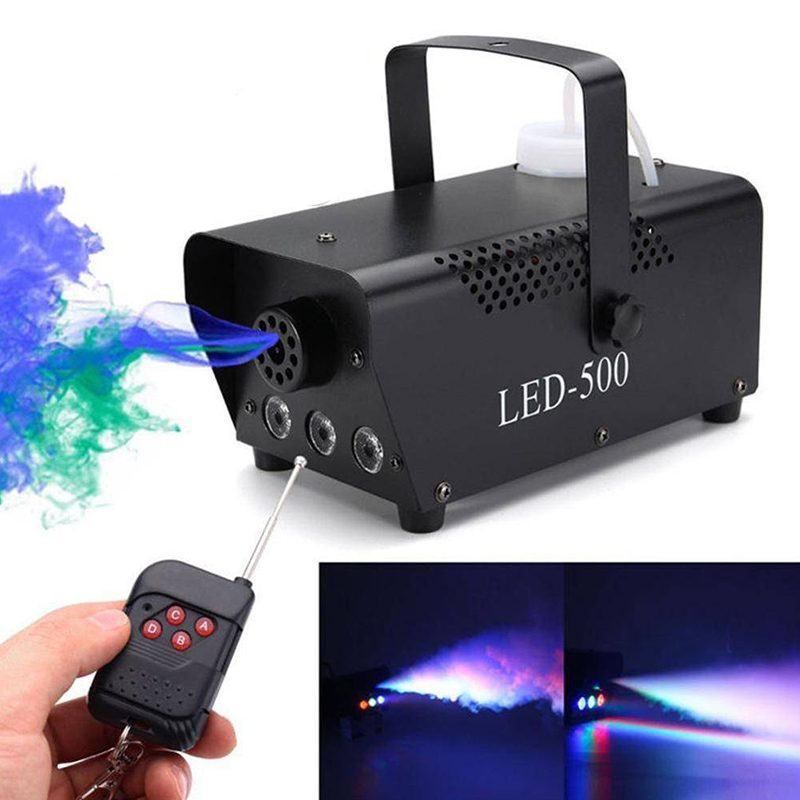 Wireless Control LED 500W Smoke Machine RGB Color LEXD Fog M