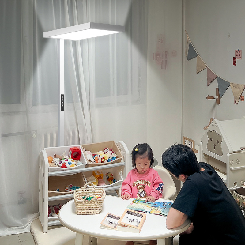 护眼落地灯自然光儿童学习专用灯书房钢琴灯阅读立式全光谱大路灯