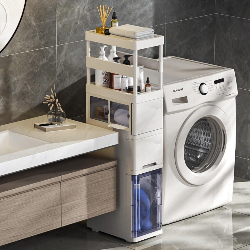 厨房收纳柜夹缝储物柜厕所卫生间浴室客厅边角柜子家W用缝隙置物,收纳整理,收纳柜,淘宝优惠券,粉丝福利购,淘宝优惠卷