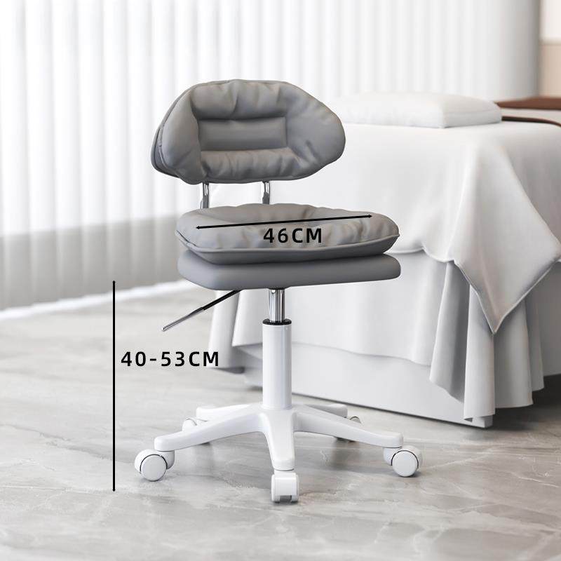 美容凳子滑轮美容院专用升降美发理发店师傅凳大工凳美甲师旋转椅