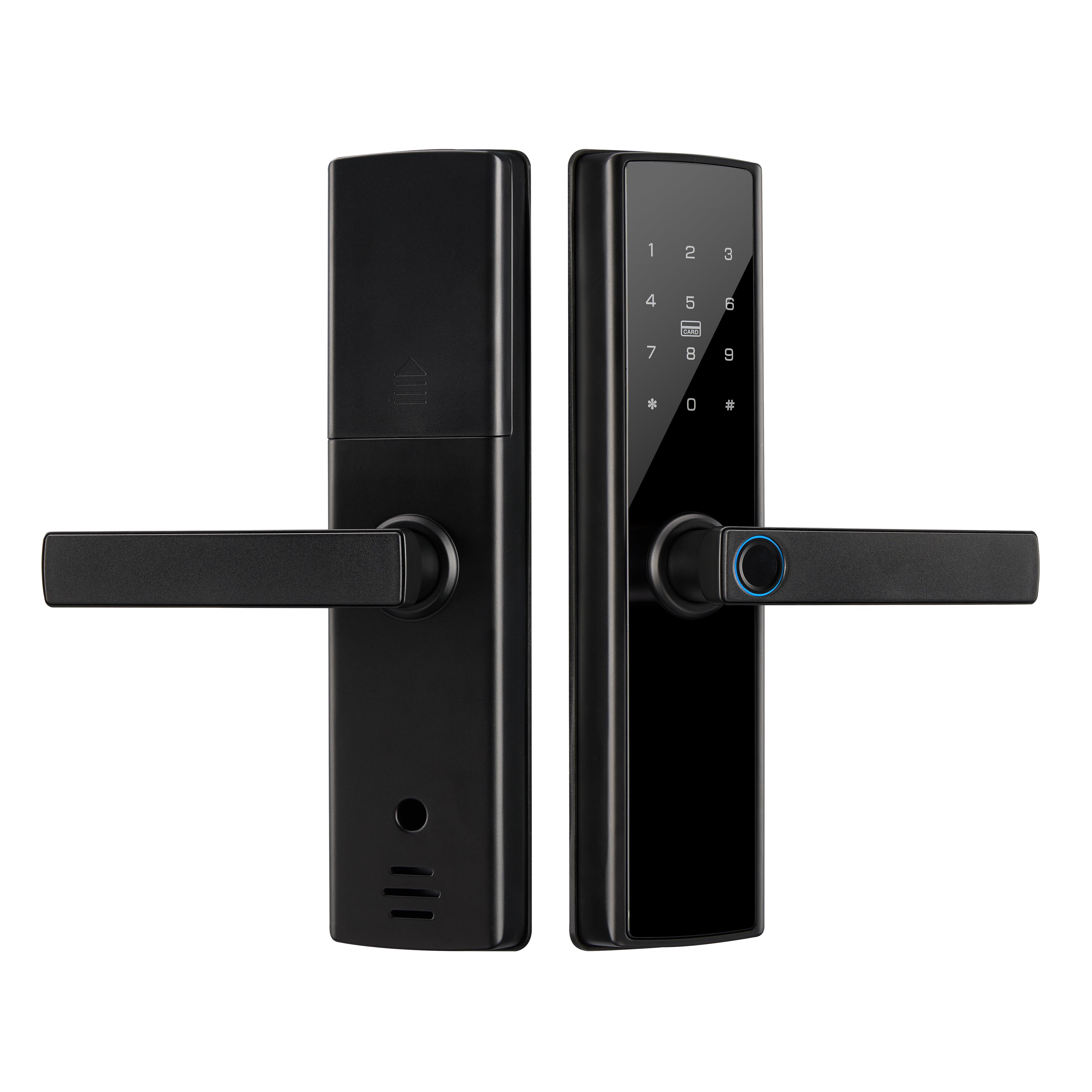 智能门锁民宿密码木门公寓锁酒店门锁宾馆刷卡锁IC磁卡感应锁远志