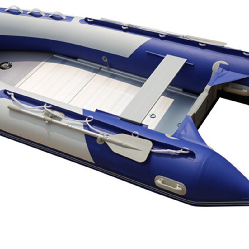 海迈3.6米进口PVC充气橡皮艇 加厚耐磨充气钓鱼船 铝合金地板船