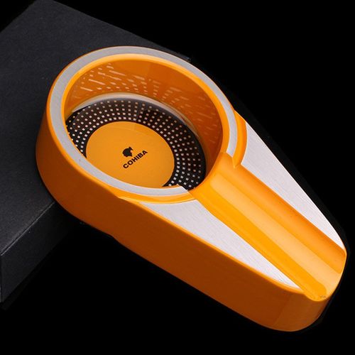 男时尚创意个性雪茄烟灰缸不锈钢客厅酒吧网吧烟缸装饰金属灭烟器