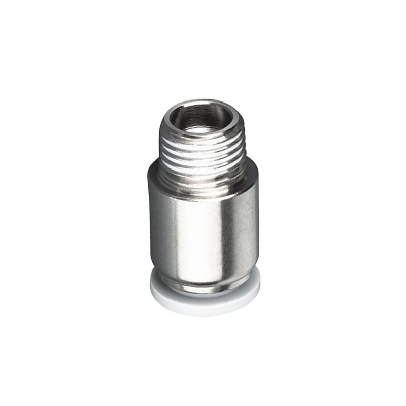 气动接头POC4/6/8/10-01/02/03/04圆螺纹直通气动快速快插式接头