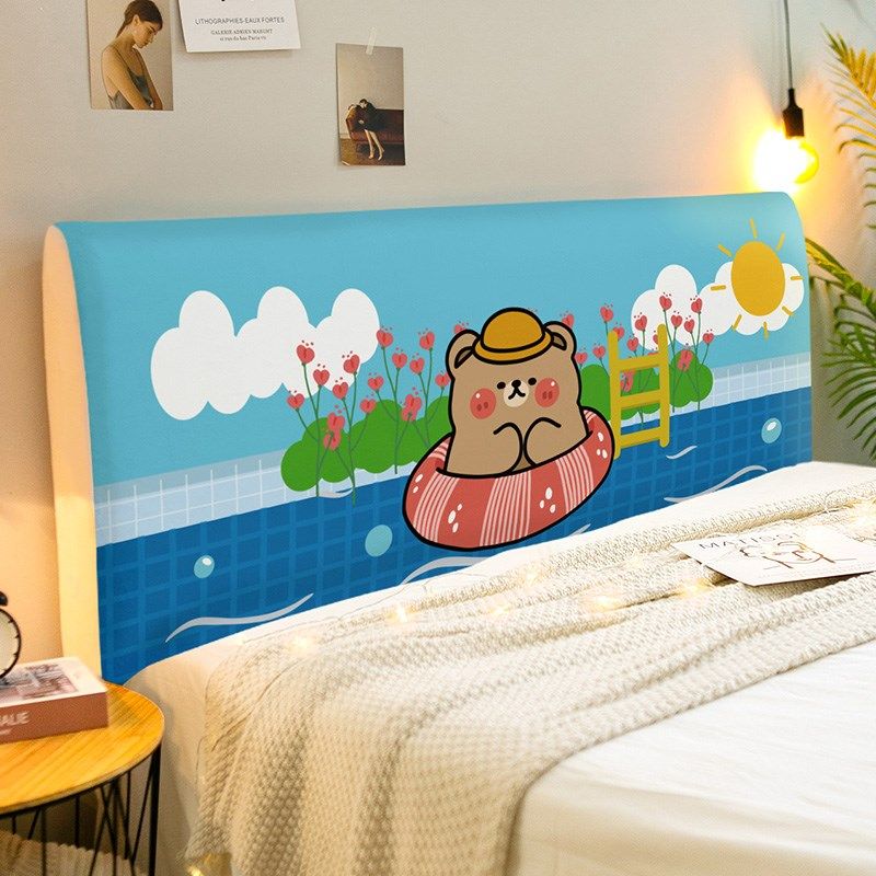 卡通超萌床头罩级感拆洗防尘保护床头.米新款全包通用,居家布艺,床头罩,淘宝优惠券,粉丝福利购,淘宝优惠卷