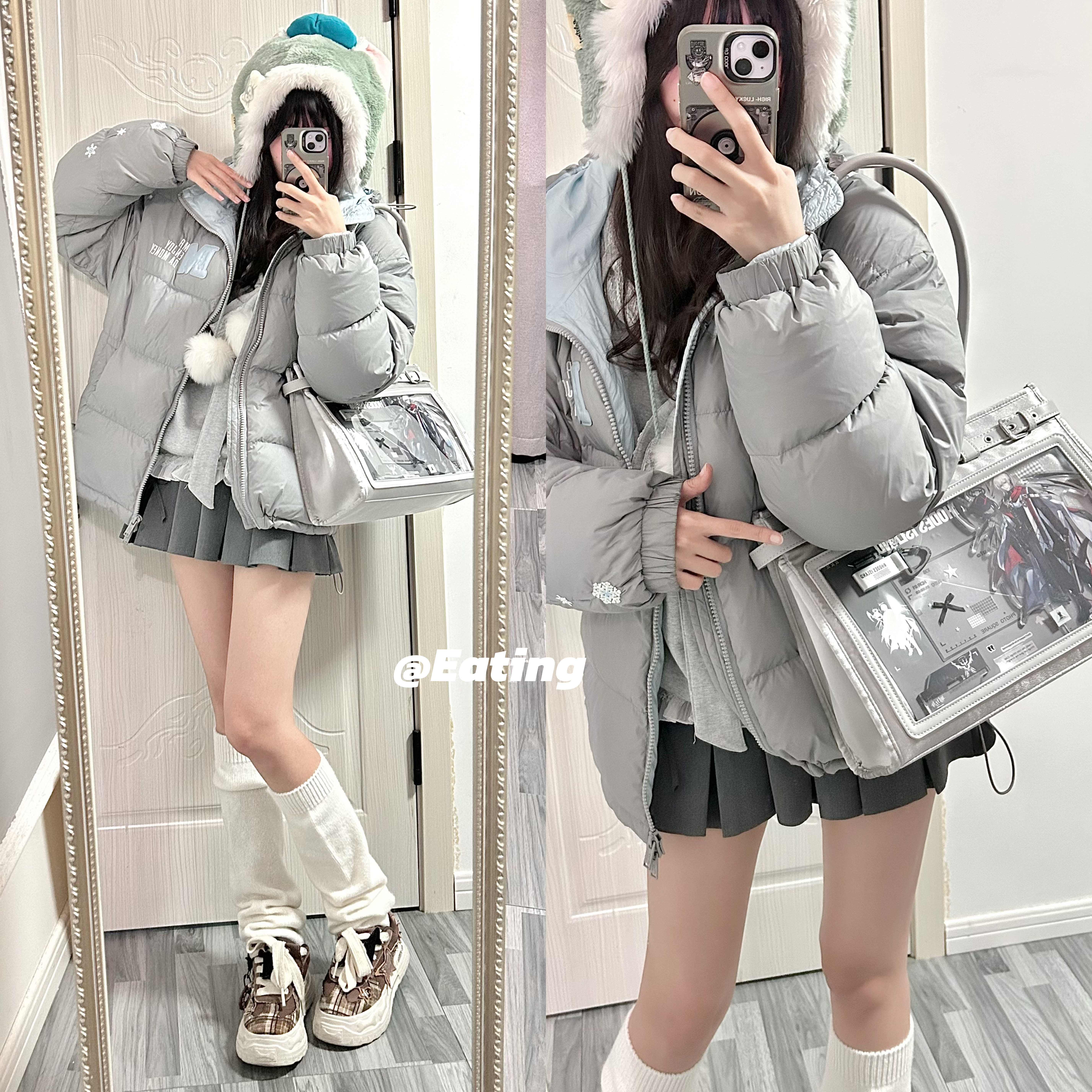 谷世缎面发光仙女感托特痛包