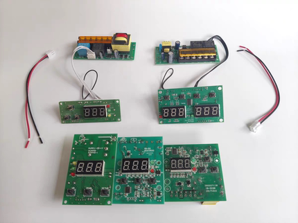 双/单数显润滑泵电路板鸣翔电子数控润滑泵电源板控制电路220V