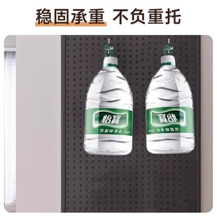 家用工具收纳货架洞洞板玄关墙上墙面置物架学习书桌隔板架展示架