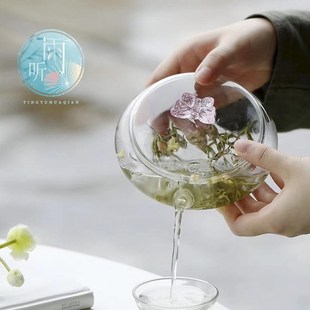 家用冷泡绿茶茶壶 围炉冰茶玻璃冷泡茶壶功夫茶具日式