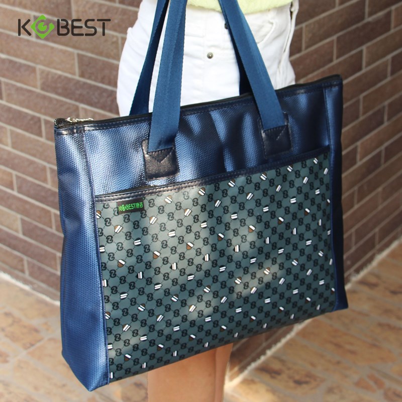 康百时尚公文包拉链手提袋A4资料袋男士帆布袋办公用品女士文件包