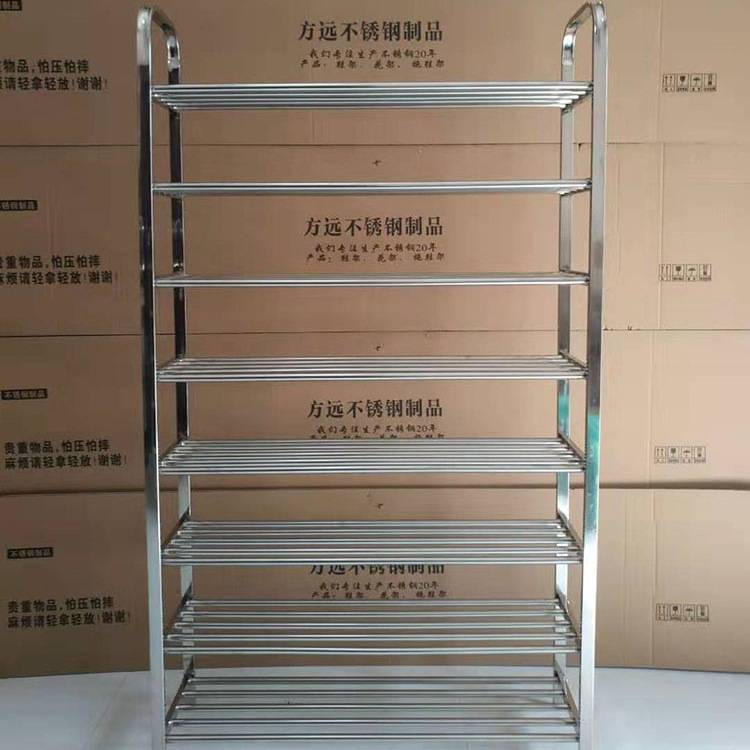 不锈钢鞋架 304加厚多层简易组合家用浴室客厅宿舍收