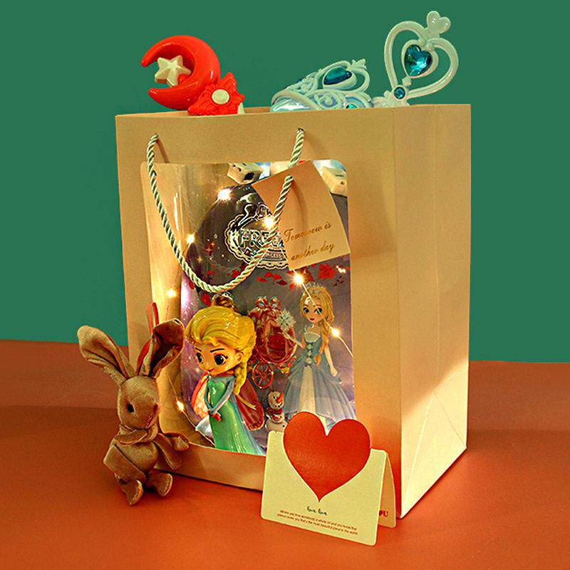 儿童女孩过家家女童玩具梳妆台爱莎艾莎爱沙一岁公主生日礼物