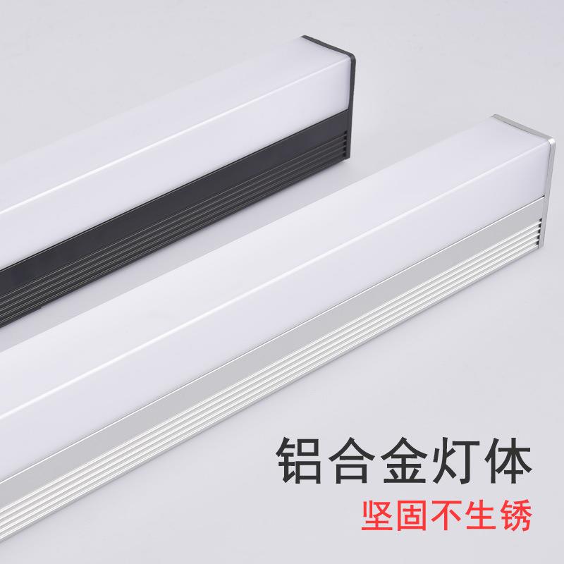 led免打孔镜前灯卫生间浴室防水防雾壁灯简约现代条形化妆镜子灯