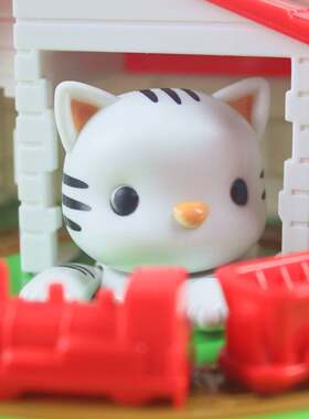 日式杂货新款猫抓老鼠存钱罐卡通儿童音乐偷钱猫咪硬币储蓄罐跨境