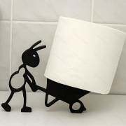 跨境Ant paper roll holder 蚂蚁卷纸架浴室卷纸摆件现代贴标代发