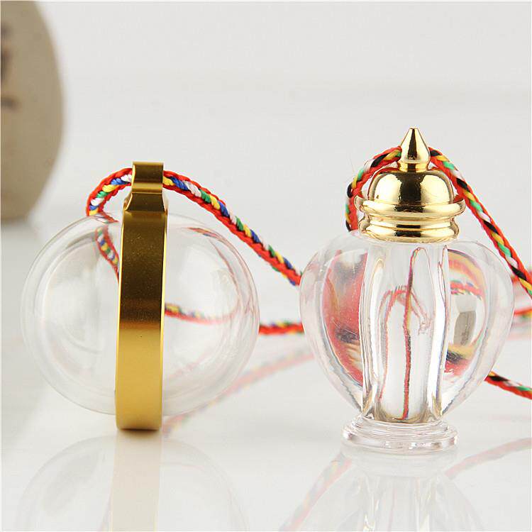 结缘透明空心可打开亚克力舍利塔嘎乌盒吊坠楞严咒挂件男项链