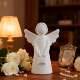 众城diy天使摆件女孩手捧爱心滴胶模具可爱天使石膏硅胶模具
