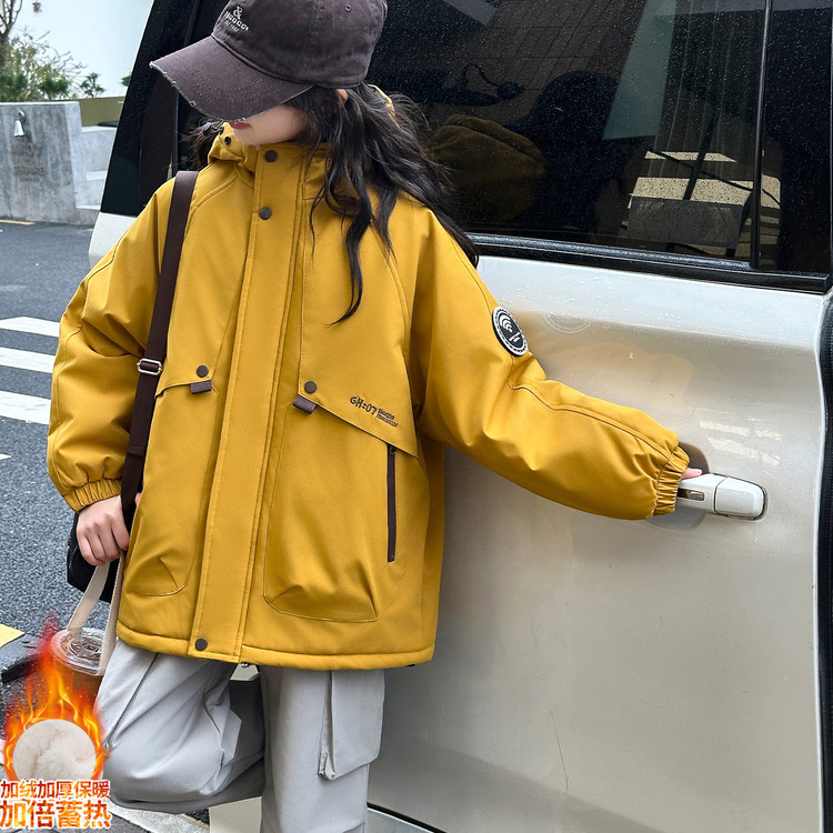 【送运费险】加绒加厚冲锋衣棉服