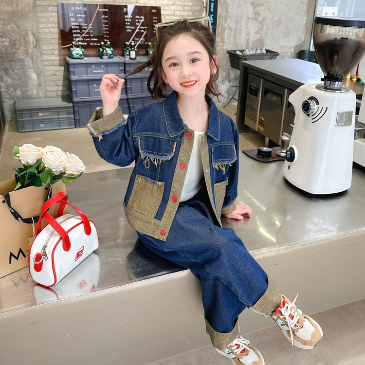 【送运费险】时尚牛仔两件套