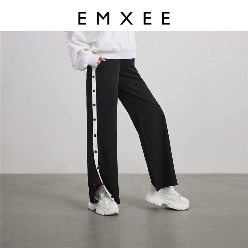 嫚熙孕妇阔腿裤夏季外穿休闲运动裤直筒怀孕期撞边开纽孕妇裤女,孕妇装/孕产妇用品/营养,孕妇休闲裤,淘宝优惠券,粉丝福利购,淘宝优惠卷