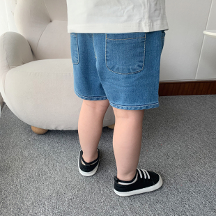 婴儿牛仔短裤男小童短裤夏季薄款男幼儿休闲裤夏天宝宝夏装裤子潮