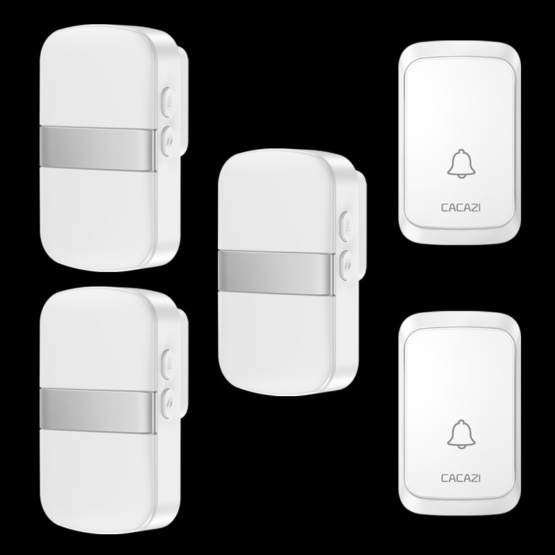 智能无线电门铃二拖三家用门铃远距离电子智能遥控门铃呼叫器