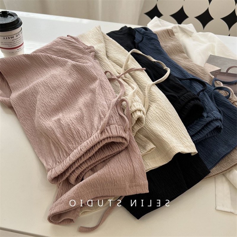 特大码300斤软糯舒适百褶阔腿裤女加大加肥宽松显瘦胖mm休闲裤