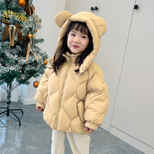 2023冬季 新款 8岁加厚22136 女童羽绒服1 婴儿羽绒外套中小童装