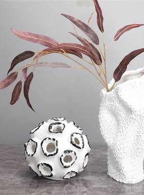 现代简约几何插花花器摆件样板间茶几客厅餐厅桌面花瓶家居装饰品