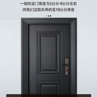 甲级入户防盗门别墅内门办公室电子门指纹锁推拉进户门