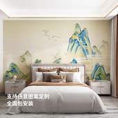 新环保无缝墙布现代壁纸卧室客厅沙发电视背景墙定制壁画