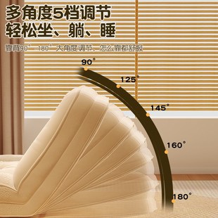 人类狗窝懒人沙发可躺可睡榻榻米床单人卧室小沙发床边Z靠背窝窝