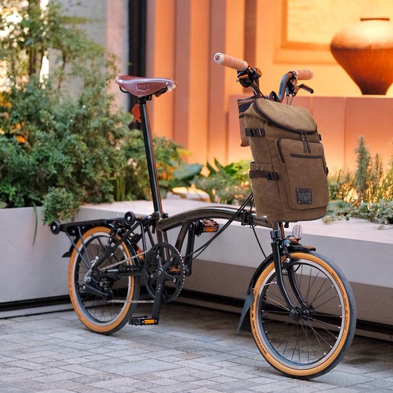 折叠自行a车旅行车头包猪鼻双肩包大容量可挂可背便捷骑行出行,自行车/骑行装备/零配件,自行车包,淘宝优惠券,粉丝福利购,淘宝优惠卷