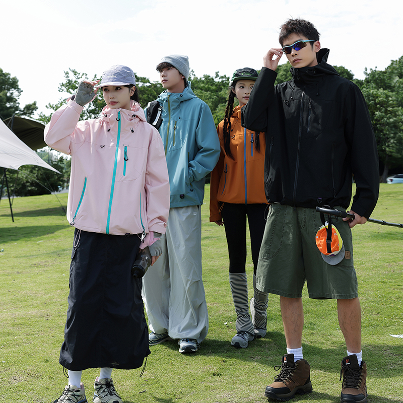 【秋上新！常规款】蕉下客户外三合一冲锋夹克情侣款防泼水登山服