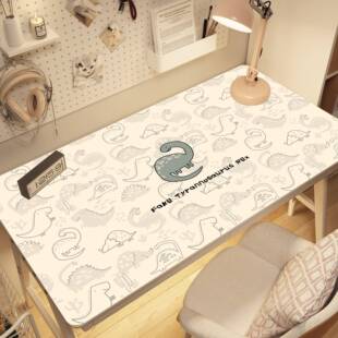 卡通爱皮革硅胶书桌垫防水防油学生课桌垫子防烫学习桌布垫