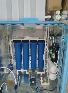 格美通用售水小区取水人人水站前置四级寸蓝色瓶装