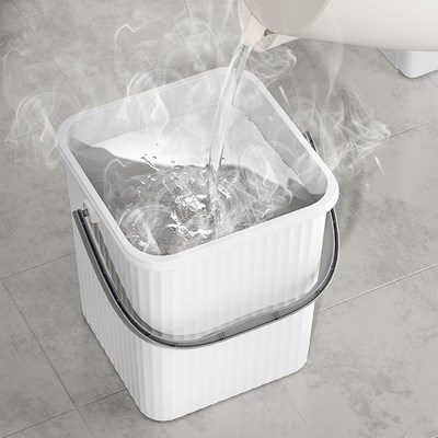 塑料盆桶家用储水用脸盆水桶三件装带盖加厚洗衣桶学生宿舍