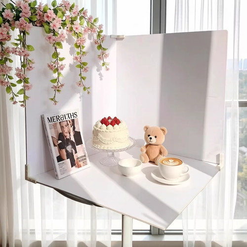 拍照背景板纯色摄影道具PVC摄影ins风背景布产品静物拍摄背景纸