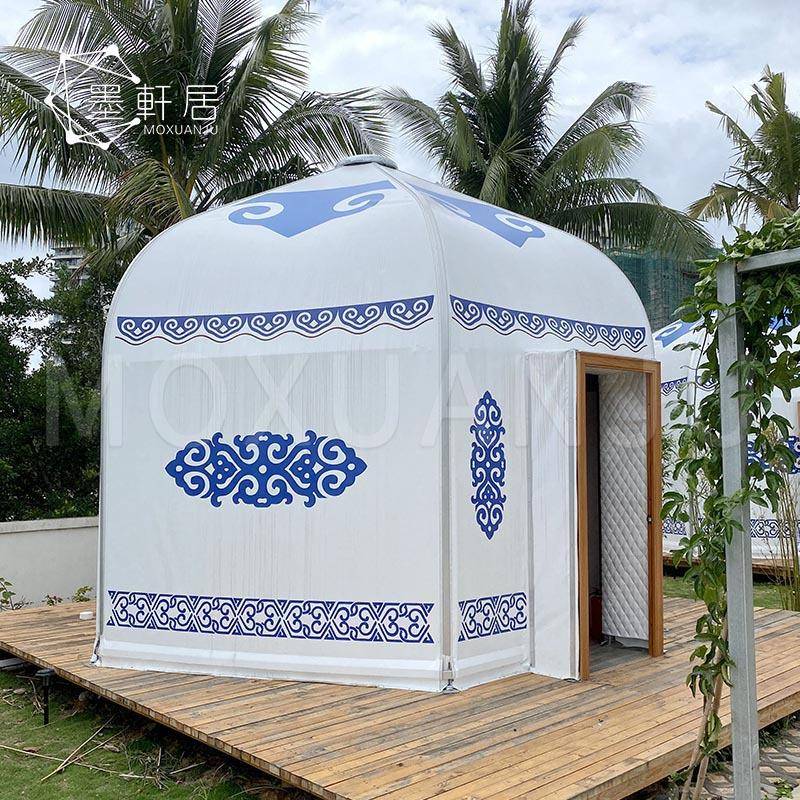蒙古包帐篷户外铝合金帐篷家庭帐篷定做景区度假棚房酒店篷房