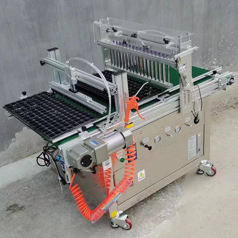 育苗盘播种机器全自动穴盘育苗播种机电动蔬菜花卉烟草辣椒种子