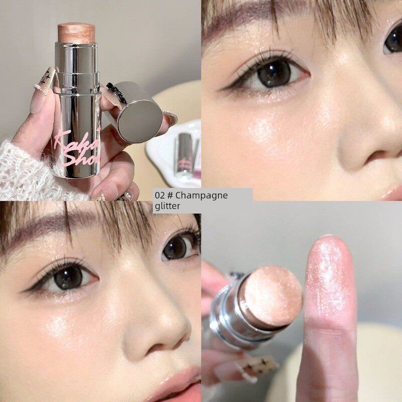 纯净欲望水光棒~补水皮肤高光棒,清澈,滋润和精细的微光,提亮