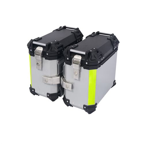 铝合金边箱摩托车边箱38L边箱大容量箱防摔防撞通用型边箱