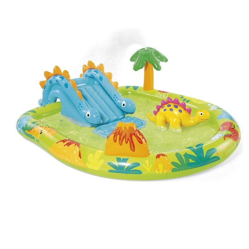 INTEX57166火山岛恐龙公园水池带滑梯喷水儿童水池海洋球池,运动/瑜伽/健身/球迷用品,游泳池,淘宝优惠券,粉丝福利购,淘宝优惠卷